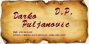 Darko Puljanović vizit kartica
